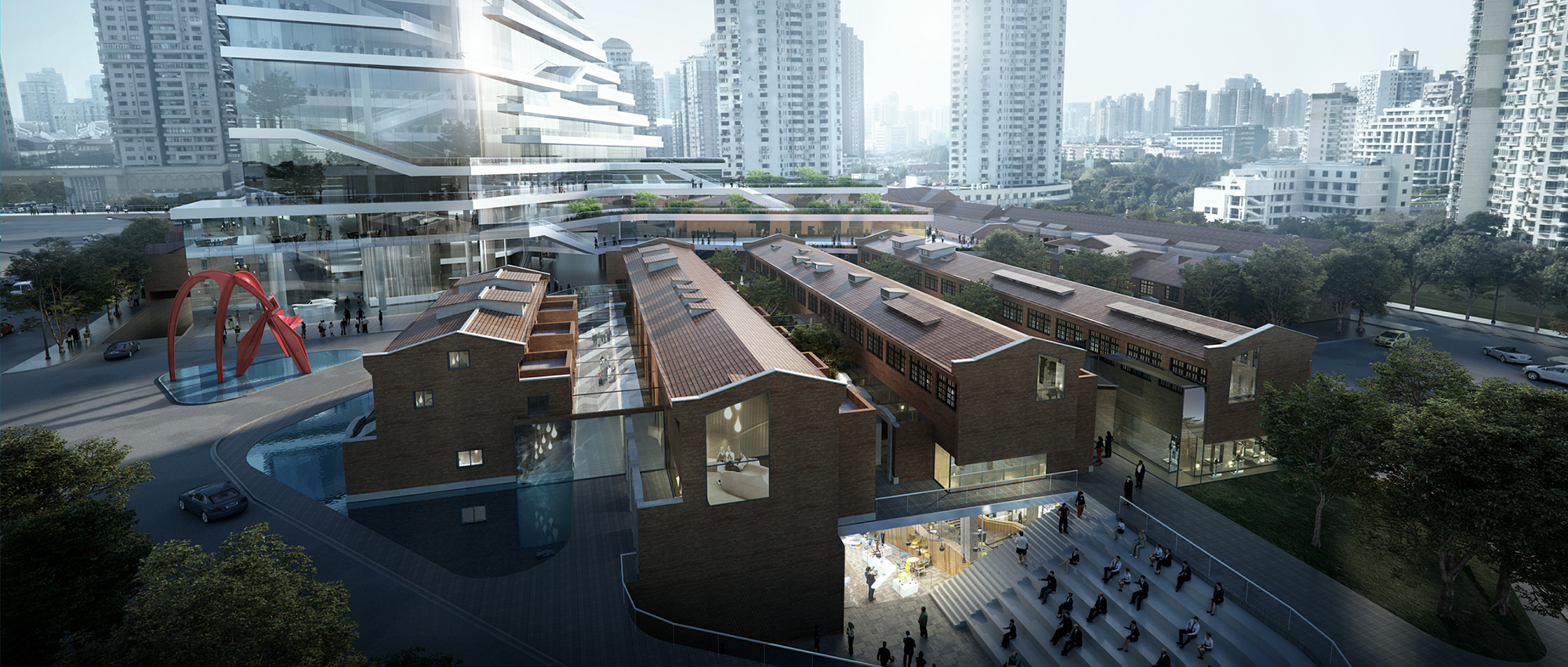 垂直公园：华建集团053-b-1街坊方案设计竞赛优胜方案