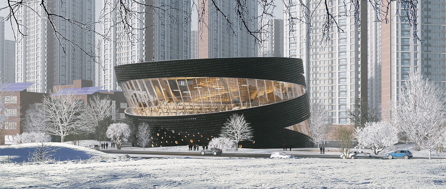 “未来“图书馆：松岛国际城图书馆国际设计竞赛提案