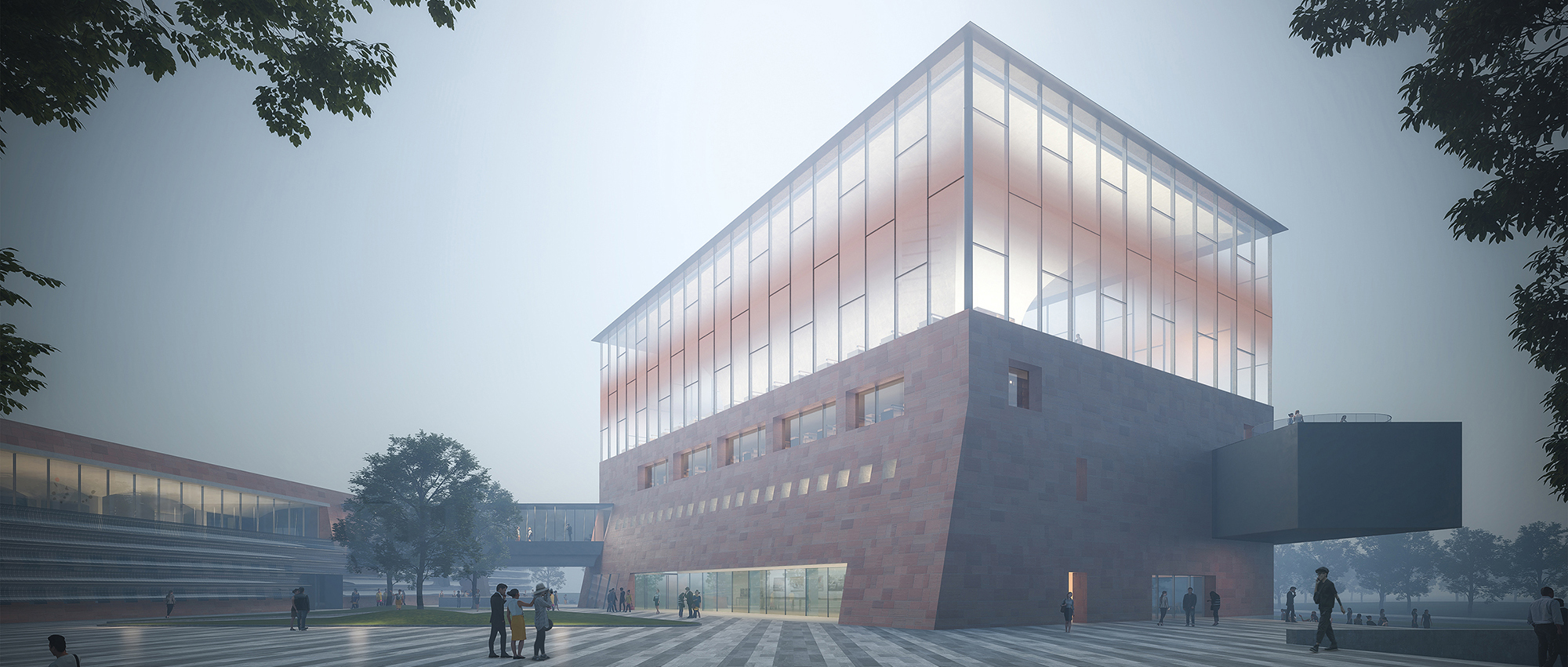 “书之灯塔”：松岛国际城图书馆国际设计竞赛提案