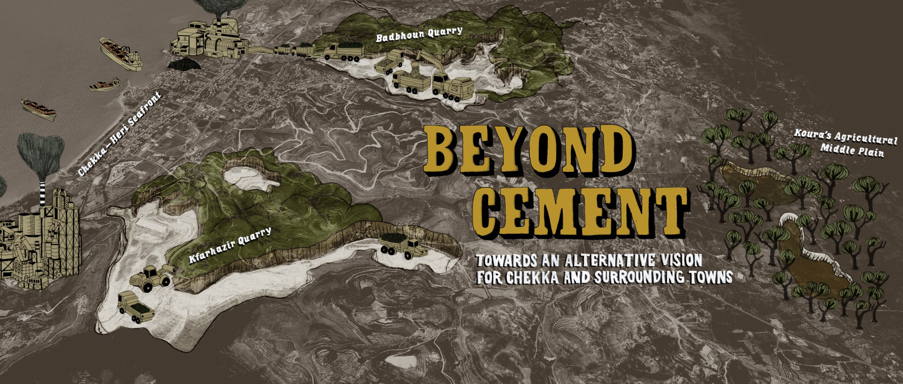 突破水泥（Beyond Cement）：黎巴嫩切卡及周边城镇城市设计竞赛