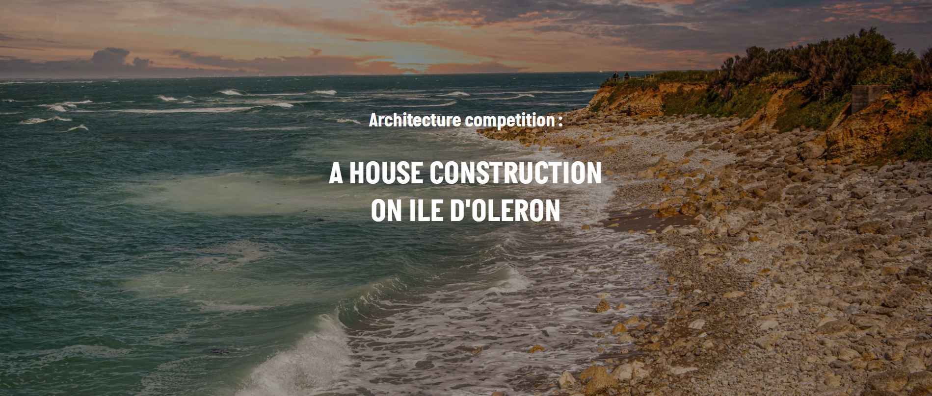 奥莱龙岛（ILE D'OLERON）住宅设计竞赛
