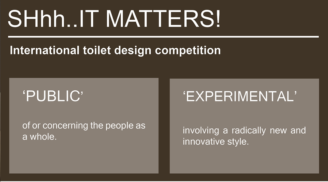 Shhh..it Matters——公共厕所设计竞赛