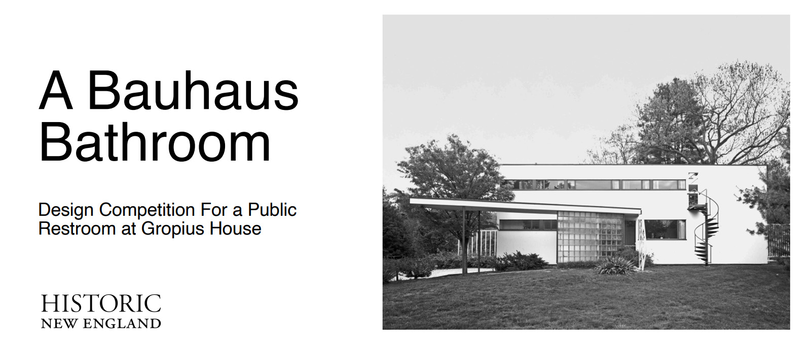 包豪斯风格厕所——格罗皮乌斯故居公共卫生间设计竞赛