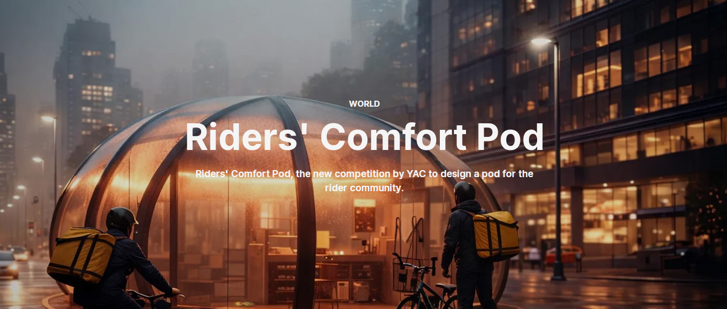 “外卖骑手休息舱(Riders' Comfort Pod)”设计竞赛