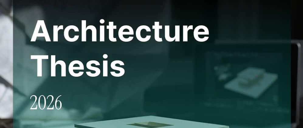 Best Thesis Award 2026: Architecture — Global Excellence Recognition