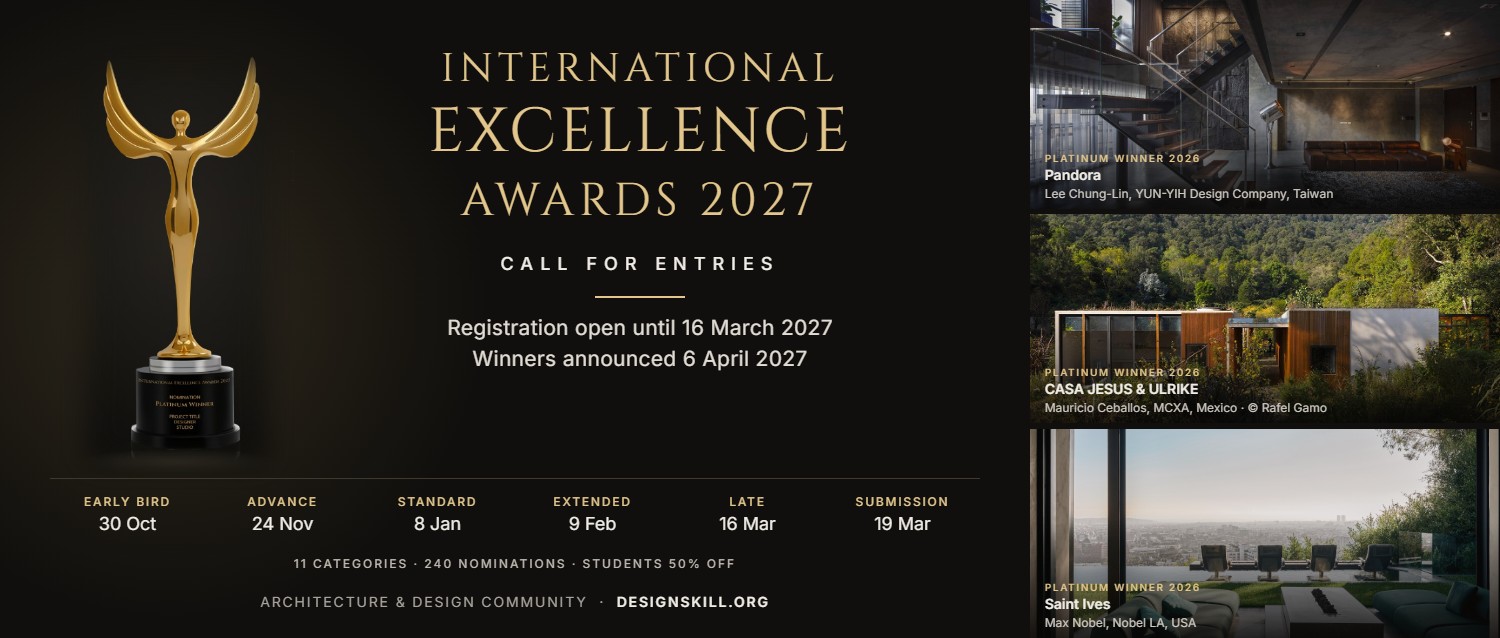 International Excellence Awards 2027: Call for Entries